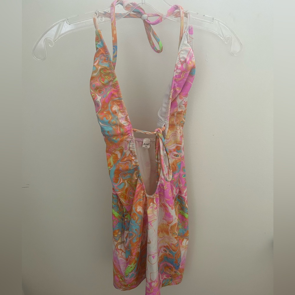 Stylish multicolored boutique dress
